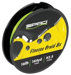 SPRO Finesse Braid 8x Lime Green 164 Yards -Fishing Equipment Store 39781710168153