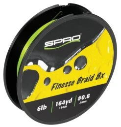 SPRO Finesse Braid 8x Lime Green 164 Yards -Fishing Equipment Store 39781710200921